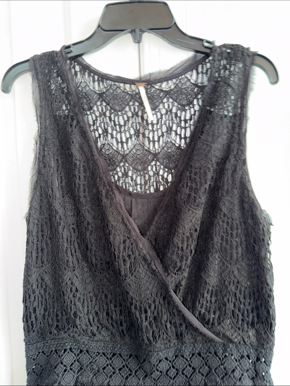 Free People First Bloom Sleeveless Lace Crochet Dress Size XS - Picture 5 of 10